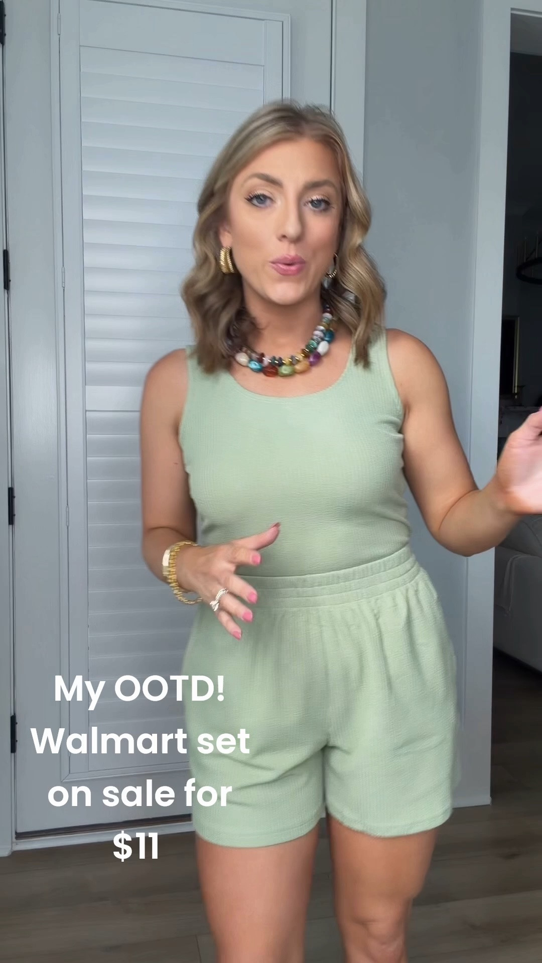 💚 The kind of outfit I throw on to look cute and put together yet stay comfy… and end up wearing all day. 🙌 This Walmart ribbed matching set is SO comfortable, lightweight, and perfect for everything from school drop-off to errands, coffee runs, and chasing the kids around. This gorgeous green color is marked down to just $11, and the other colors are on sale too for around $17!

I paired it with Walmart’s brand-new sneakers (they have the prettiest subtle snake print detail and are seriously so comfy), layered on one of their new oversized denim jackets for those chilly mornings or grocery runs ( I always get cold in the grocery haha) and finished the look with the cutest new jewelry and bucket bag. An easy, affordable outfit that looks put together without even trying. 🤍

If you’re looking for comfortable Walmart fashion, affordable everyday outfits, and versatile mom style, this one is definitely worth grabbing before it’s gone!

#walmartfashion #walmartfinds #walmartstyle #walmartnewarrivals #affordablefashion #momstyle #momoutfit #casualstyle #everydaystyle #matchingset #ribbedset #comfyoutfit #athleisurestyle #falltransition #denimjacket #walmartshoes #fashionfinds #budgetfashion #ootd #easyoutfit #everydayoutfit #affordablestyle #styleinspo #walmarthaul #comfortmeetsstyle #momlifeoutfit #newarrivals #fashionover30 #capsulewardrobe #weekendstyle

#LTKootd #LTKPetite #LTKSaleAlert