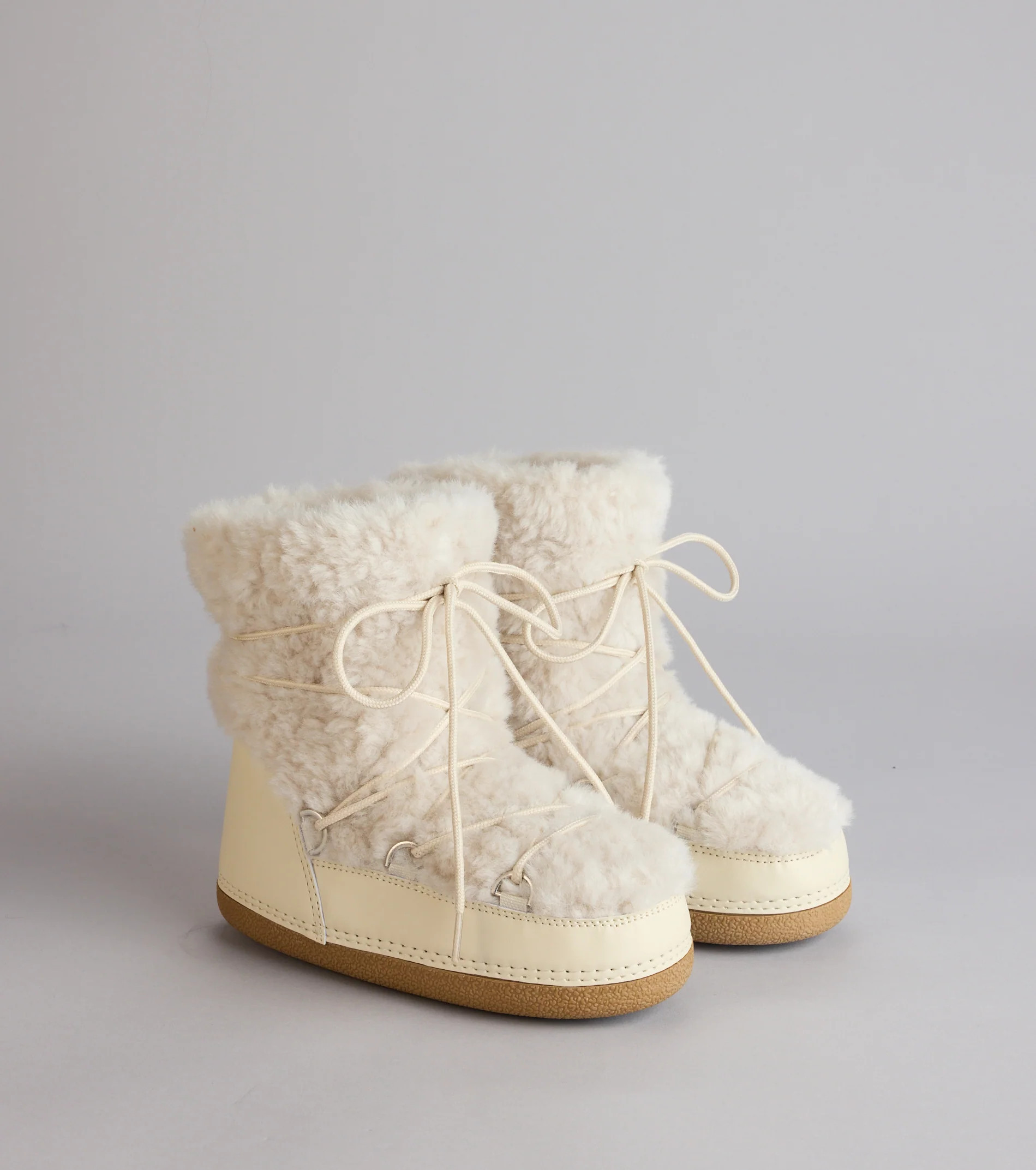 Snowbound Faux Sherpa Moon Boots | Windsor Stores