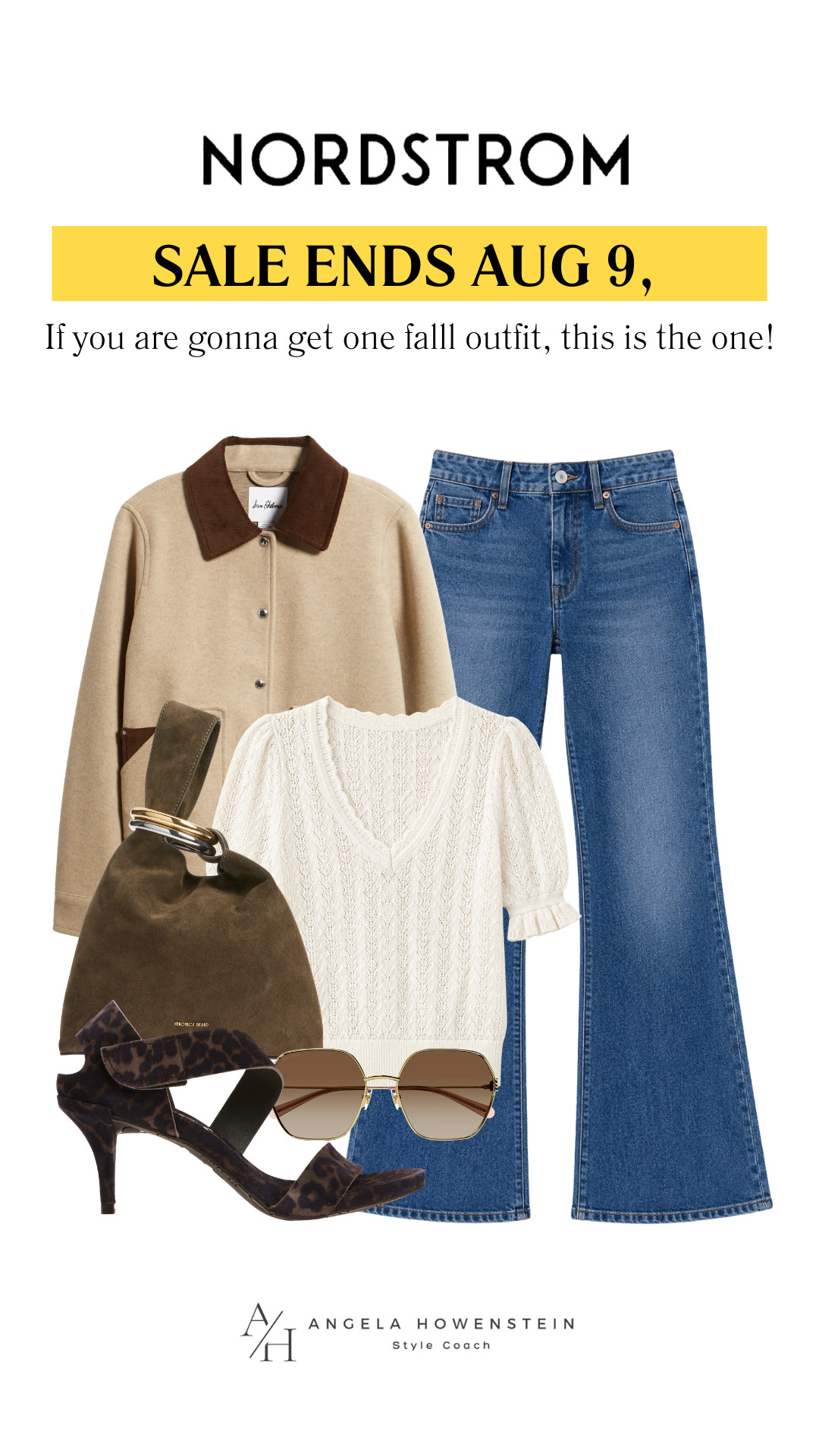 If you're adding just one outfit to your fall wardrobe, make it this one. A timeless jacket, soft knit, flattering denim, and statement accessories you'll wear season after season.

⏰ The Nordstrom Anniversary Sale ends August 9—don't wait if these are on your wishlist!

👩‍💻 LTK PRO TIPS
❤️ Heart = Support my posts ;-)
🔖 Save = Get sale & restock alerts for the things you love!
📋 Lists = Keep favorites organized (List ideas: Christmas, Birthdays, and Vacations!)
📲 Share = Send lists and products to a friend (or your daughters like me).
💬 Comment = Ask me anything, and I'll answer. ;-) 

 #LTKootd #LTKOver40 #LTKSaleAlert