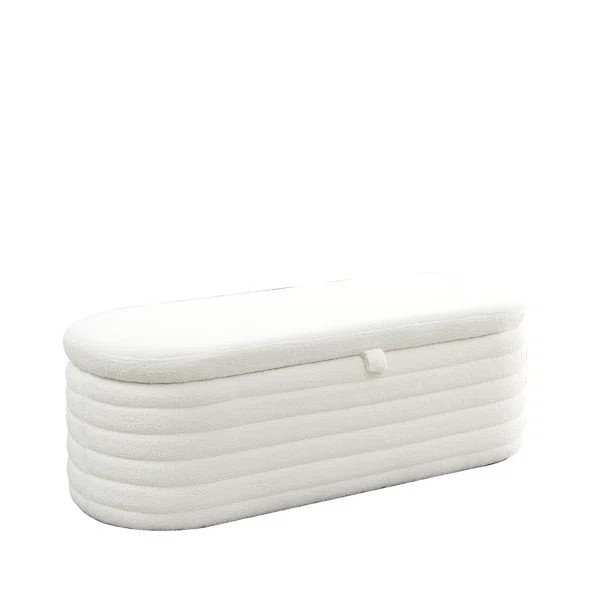 Soua Teddy Fabric Upholstered Storage Bench | Wayfair North America