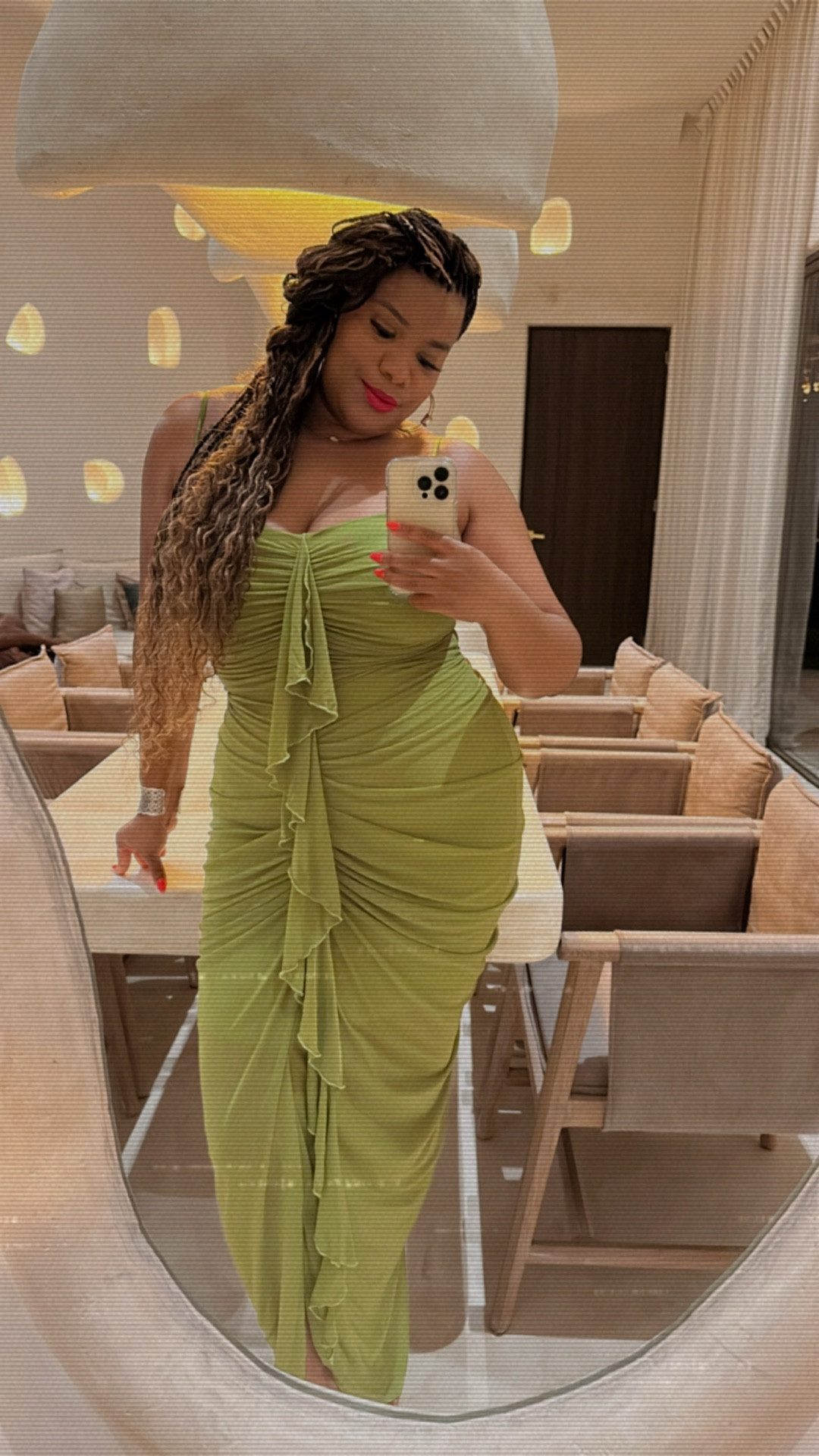 Birthdays in Tulum hit different! And this green Amazon dress didn’t disappoint. 💚💚💚
