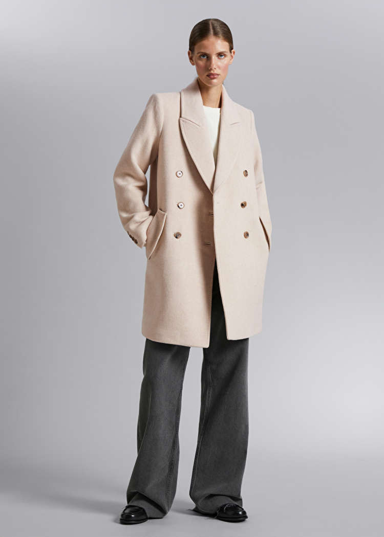 Boxy Double-Breasted Wool Coat | & Other Stories (EU + UK)