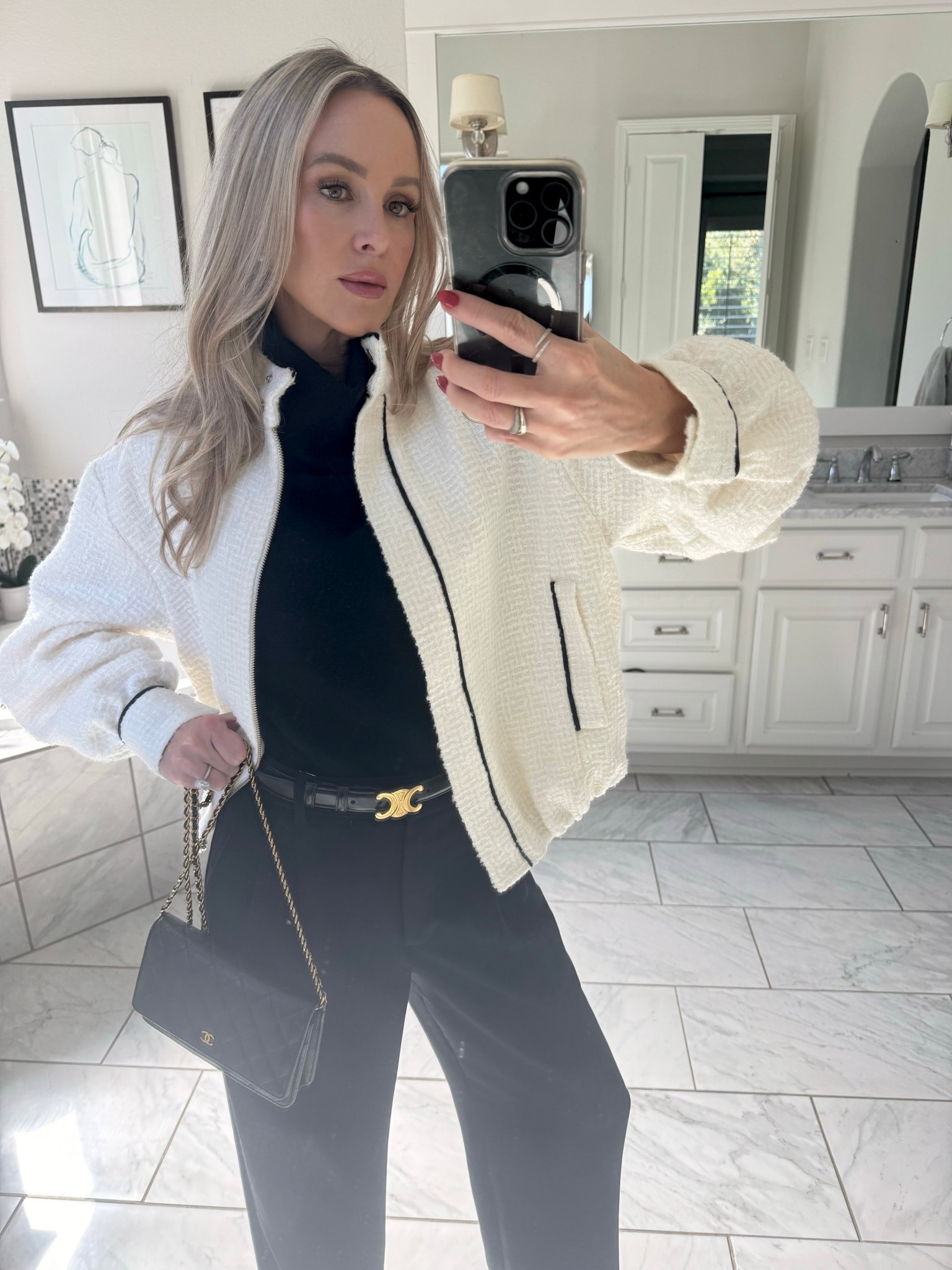 Today’s work look is one of my favorites 🖤 Jacket is Zara 

#LTKootd #LTKSaleAlert #LTKWorkwear