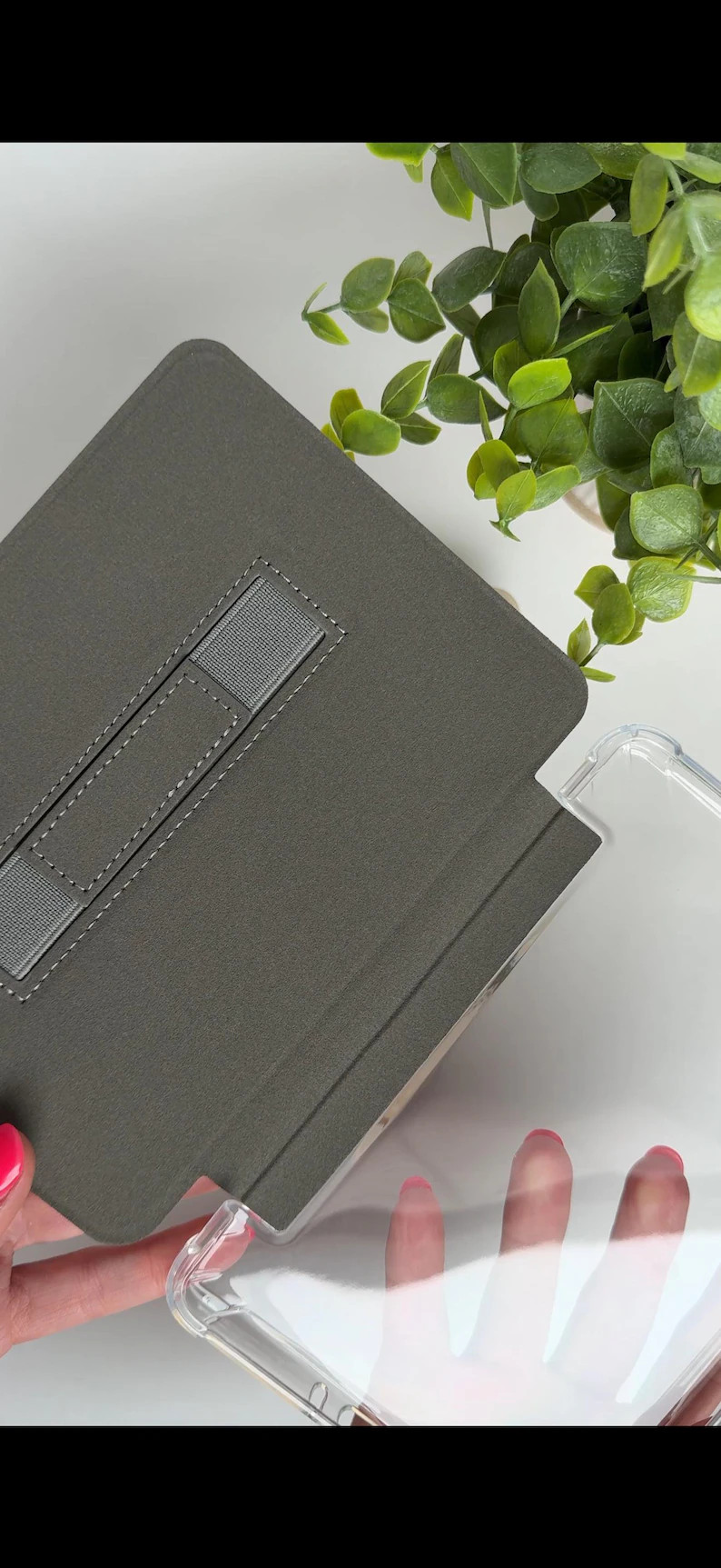 Homebody Kindle Case | Kindle Cover | Clear Back Kindle Case | E-reader Protective Case | Flip Co... | Etsy (US)