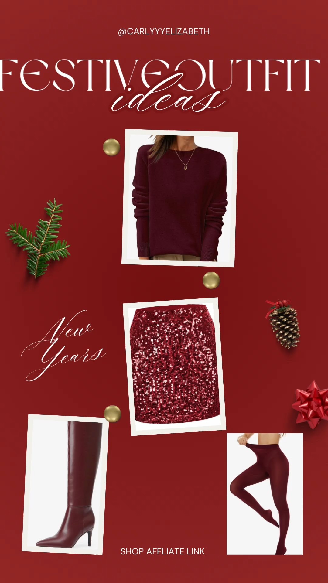 Festive and trending New Year’s look

#LTKootd #LTKHoliday #LTKFindsUnder50