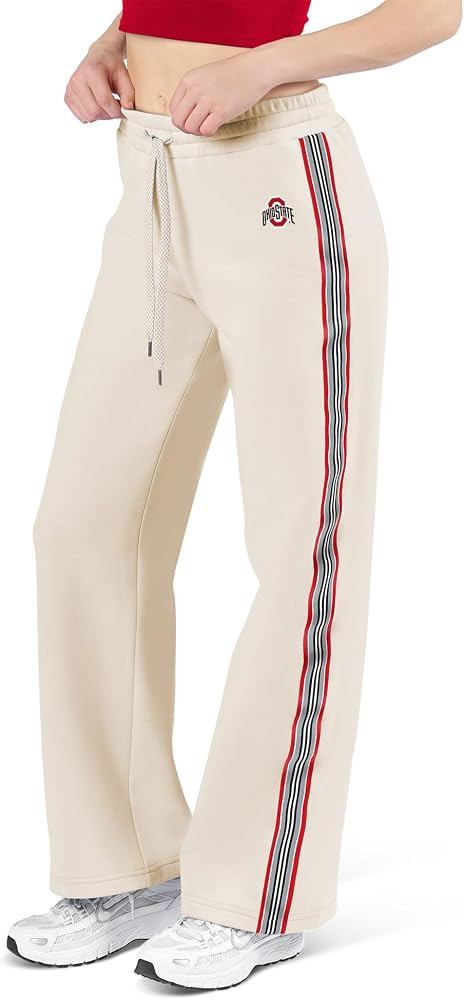 NCAA Womens Mid Rise Fleece Pants with Back Pocket, Sweatpants for Girls, Comfy and Warm | Amazon (US)