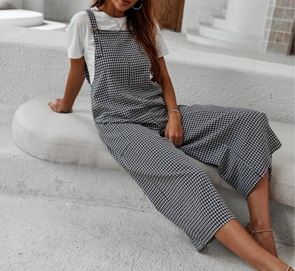 Gingham Jumpsuit