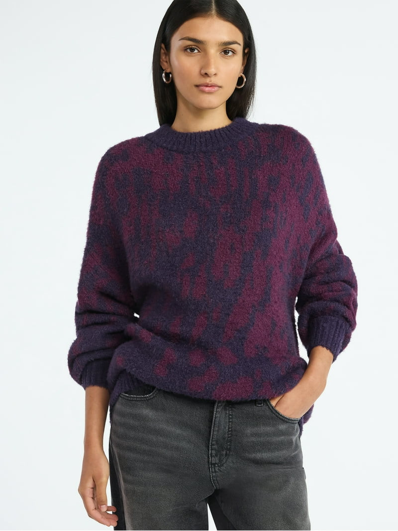 Scoop Women's Tunic Sweater with Long Sleeves, Midweight, Sizes XS-XXL | Walmart (US)