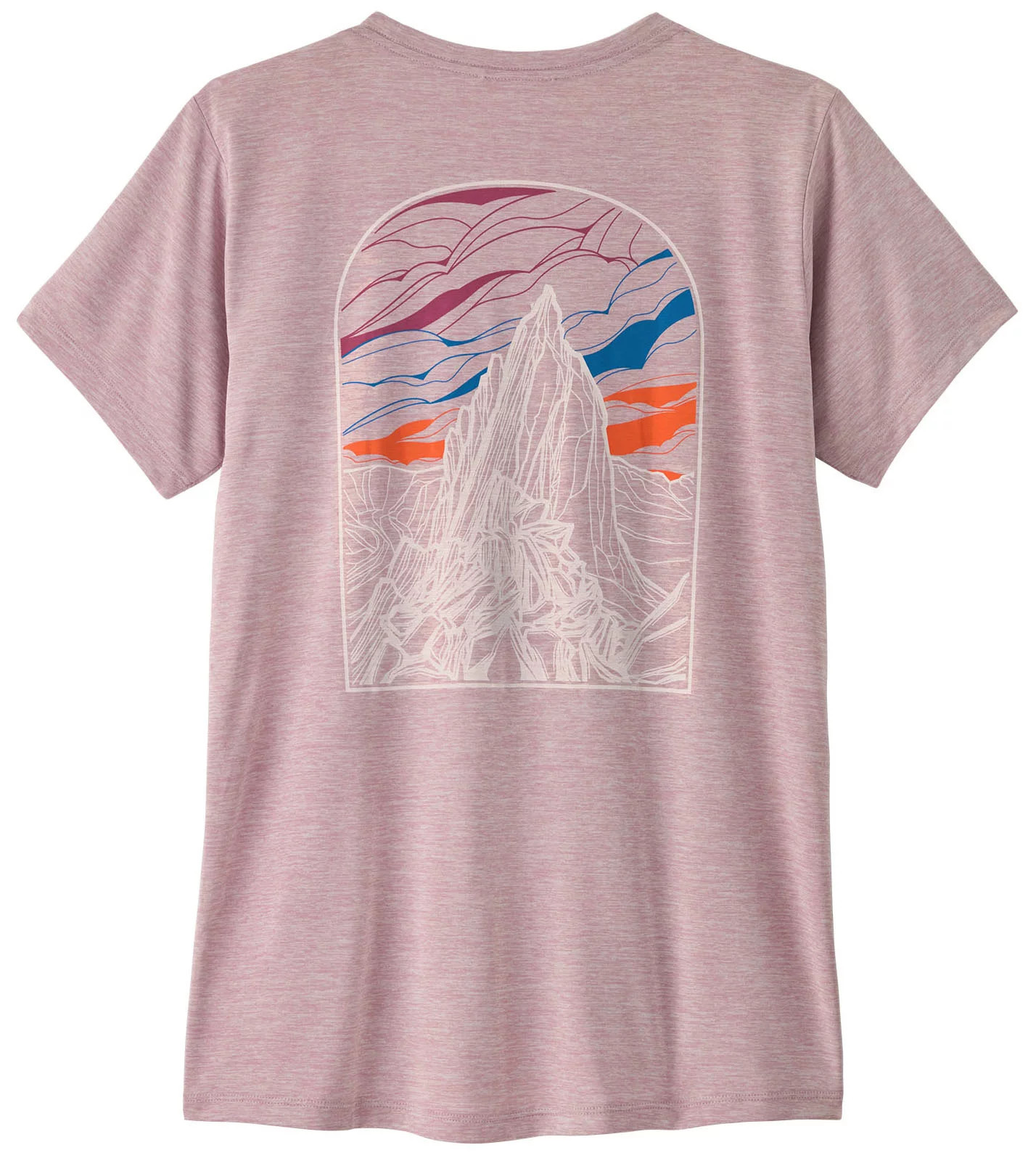 Patagonia Women's Capilene Cool Daily Graphic Cloud Crag Shirt, Large, Quiet Violet | DICK'S Sporting Goods
