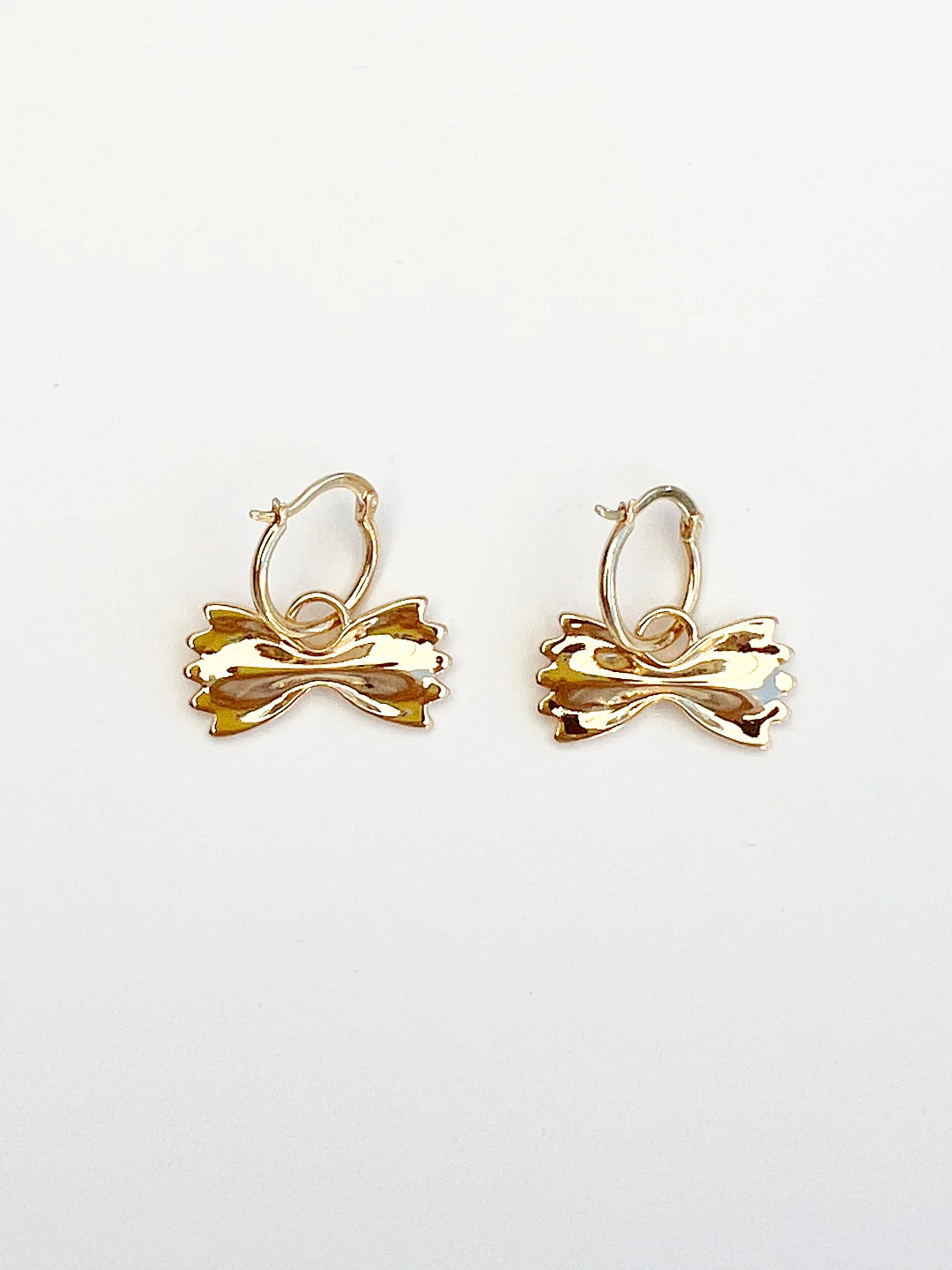 Farfalle Hoops - Gold | Lisa Says Gah