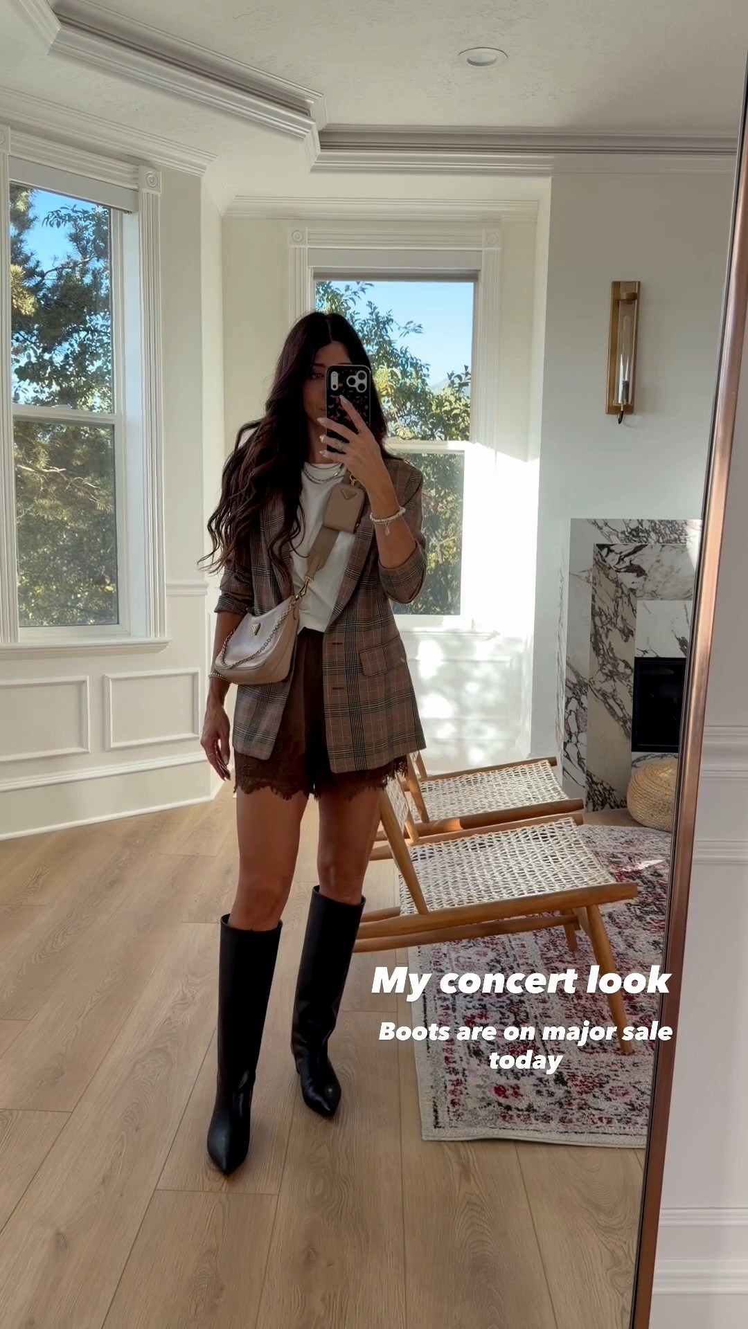 Yesterdays ootd! Sized up a half of size on the boots!

#LTKootd #LTKSeasonal #LTKOver40