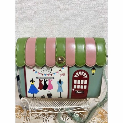 Vendula London Shoulder bag in Shop pattern Playful storytelling shoulder bag | eBay US