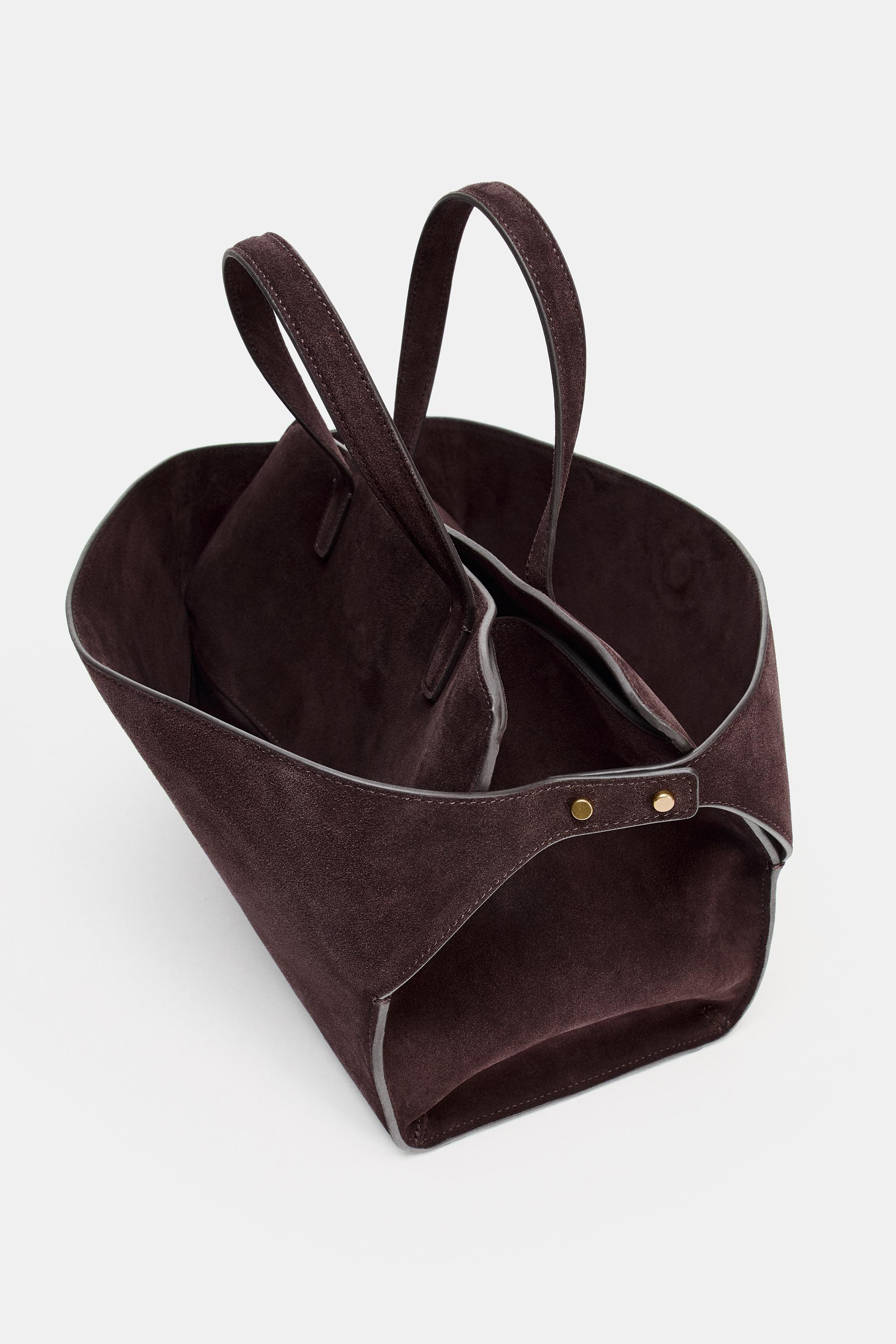 LEATHER CITY BAG | Zara UK