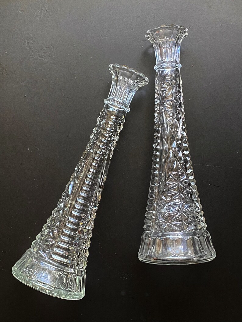 Vintage Anchor Hocking Bud Vases | Etsy (US)