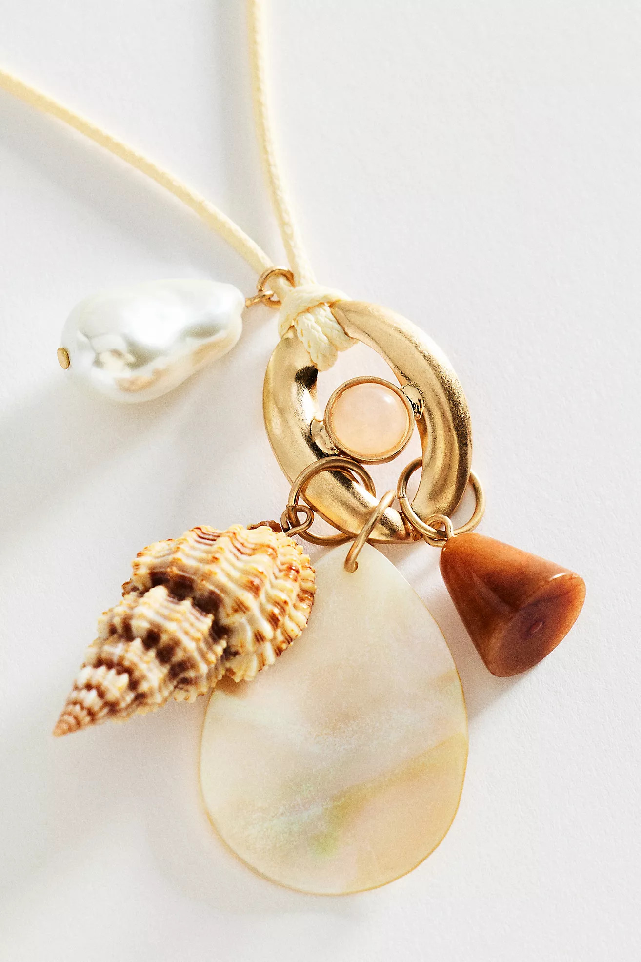 Stone Charm Pendant Necklace | Anthropologie (US)