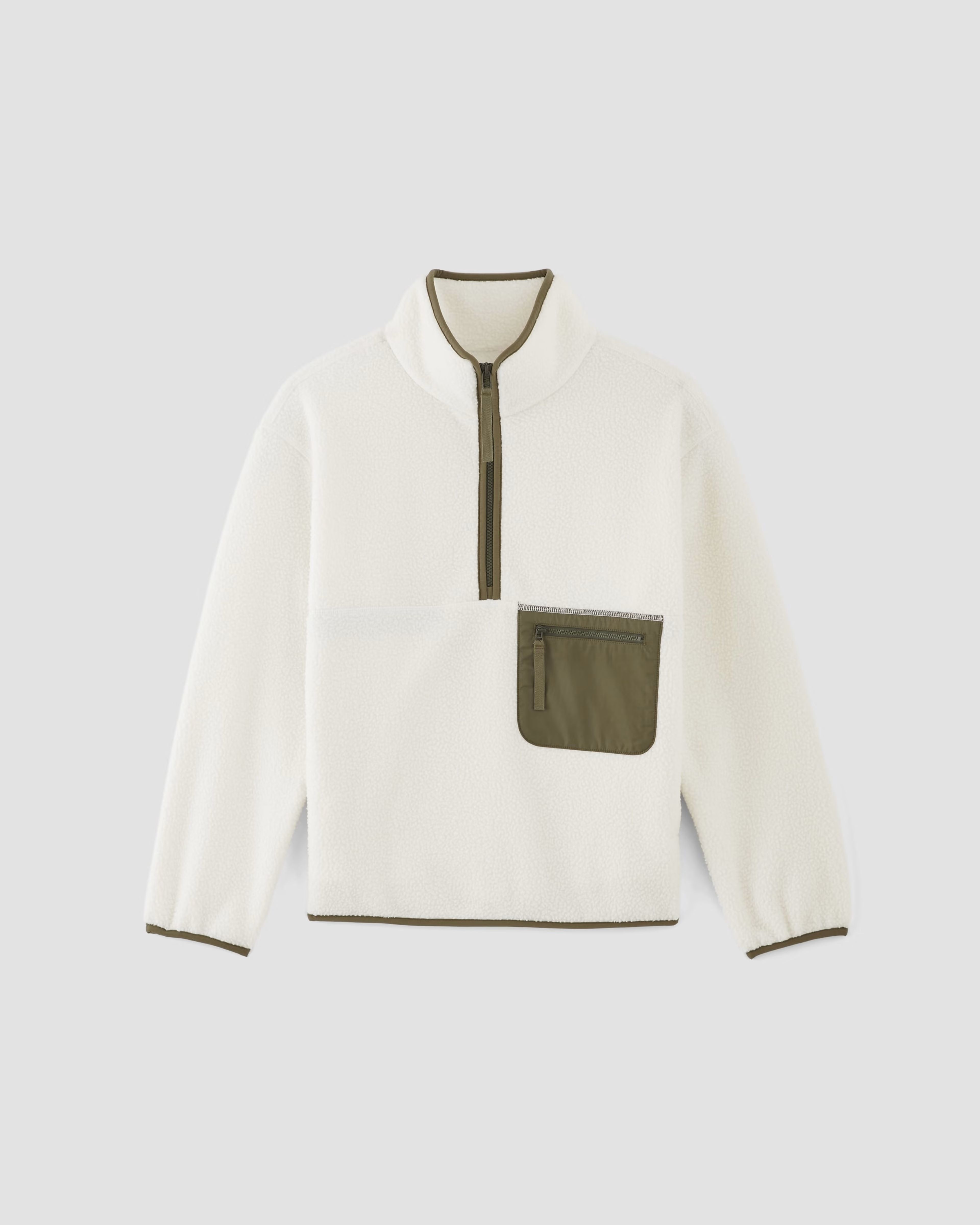 The ReNew Fleece Oversized Half-Zip | Everlane