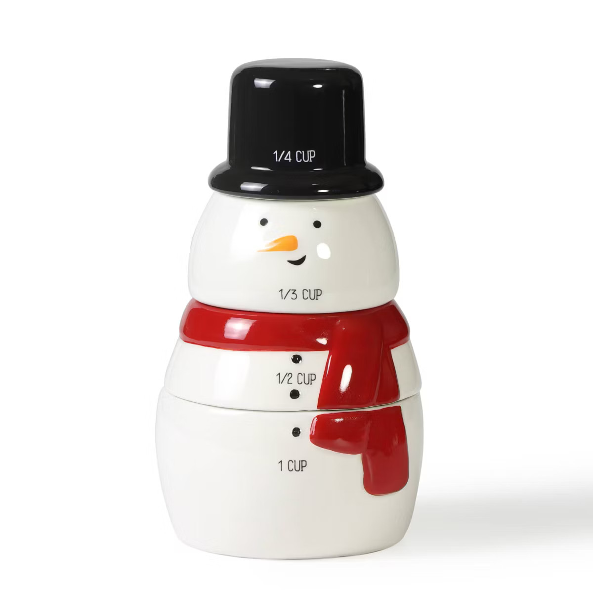 Novelty Ceramic Measuring 3 Cups Styles Snowman - Bullseye's Playground™ | Target