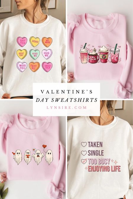 Valentine’s Day sweatshirt finds for a cozy look 💗

#LTKFind #LTKunder50 #LTKstyletip