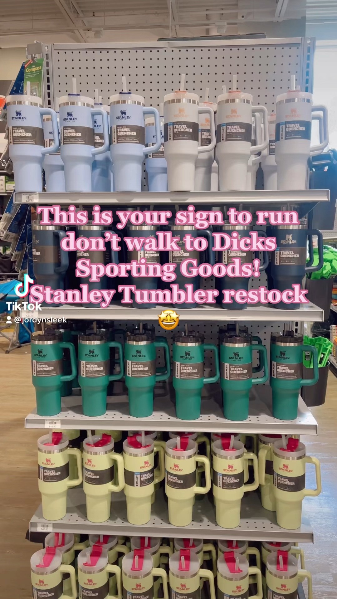 Stanley Quencher restocked at Dick's Sporting Goods with new colors