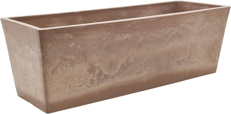 Arcadia Garden Products U65TP Plastic/Stone/Wood Composite Simplicity Window Box, No Drainage Hol... | Amazon (US)
