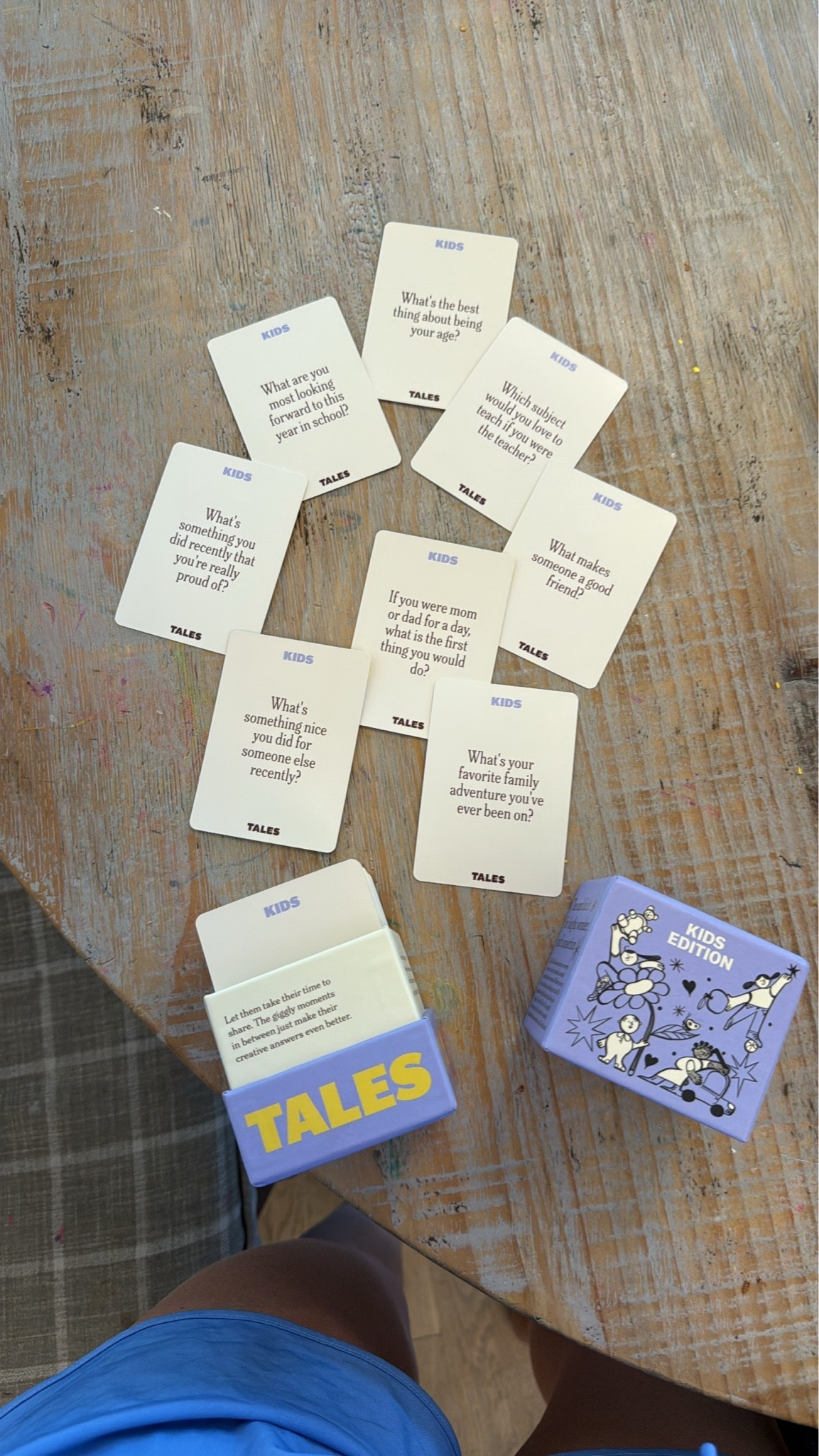Love love love these kids conversation cards so much!!