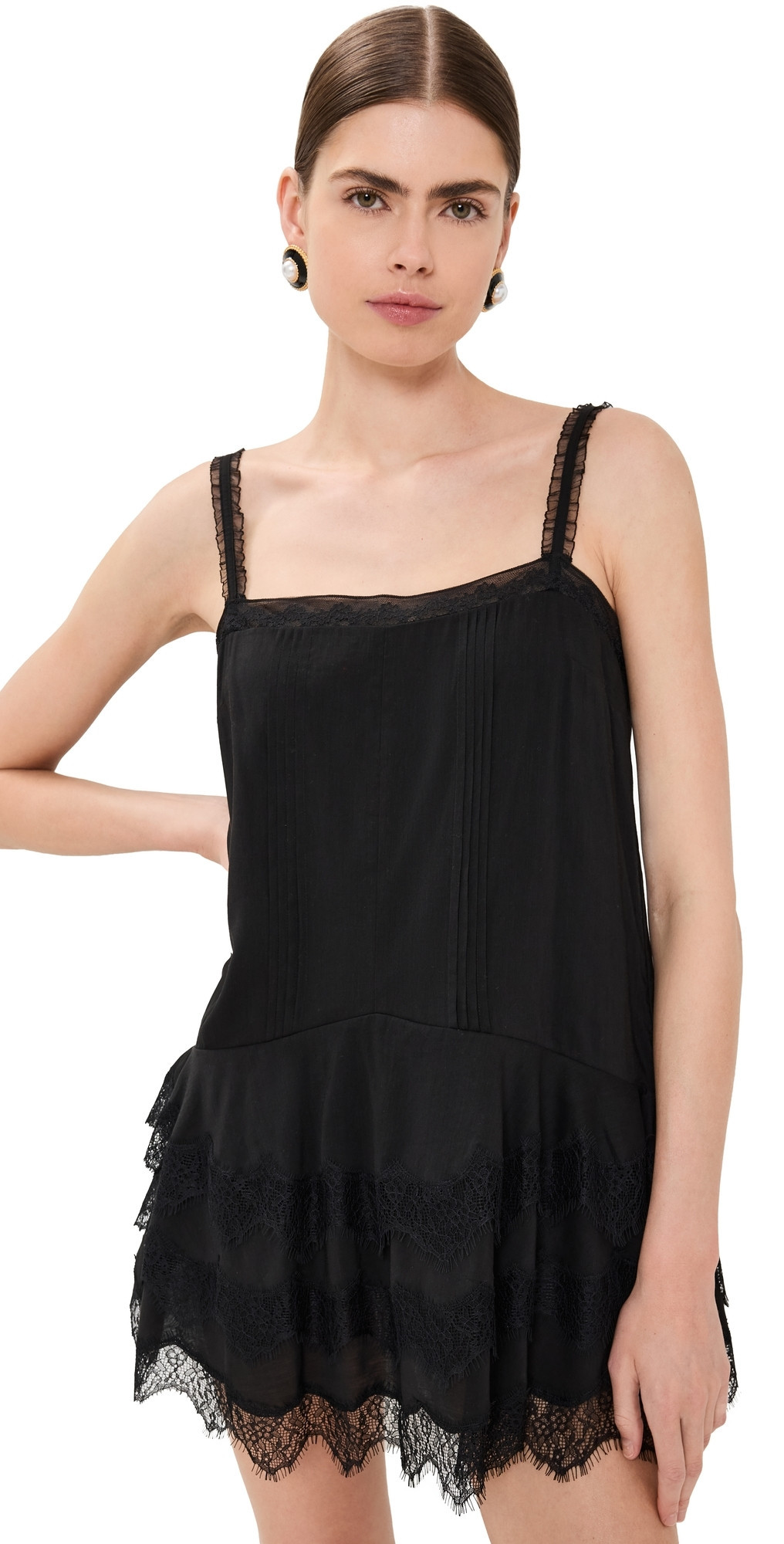 Reformation Cleodora Dress Black 4 | Shopbop