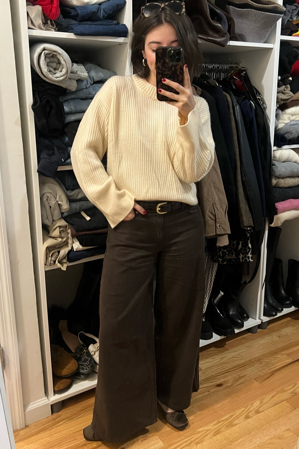 Cashmere
Brown jeans
Chocolate brown outfit
Outfit ideas 
Casual outfit idea

#LTKSeasonal #LTKCyberWeek #LTKFindsUnder100