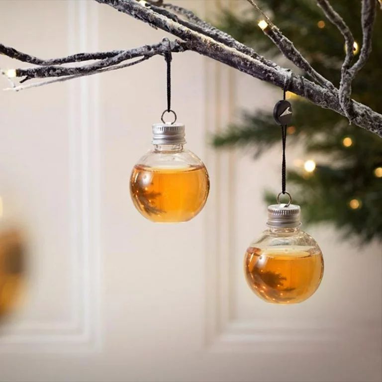 6 Pcs Bulb Christmas Tree Decor Ball Water Bottle Booze Filled Party Ornament Bulbs - Walmart.com | Walmart (US)