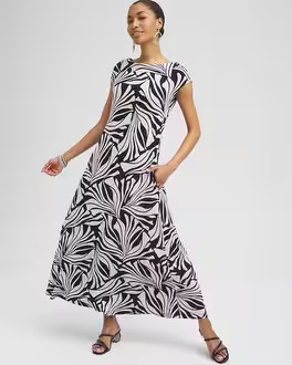 Travelers™ Floral V-Back Maxi Dress | Chico's