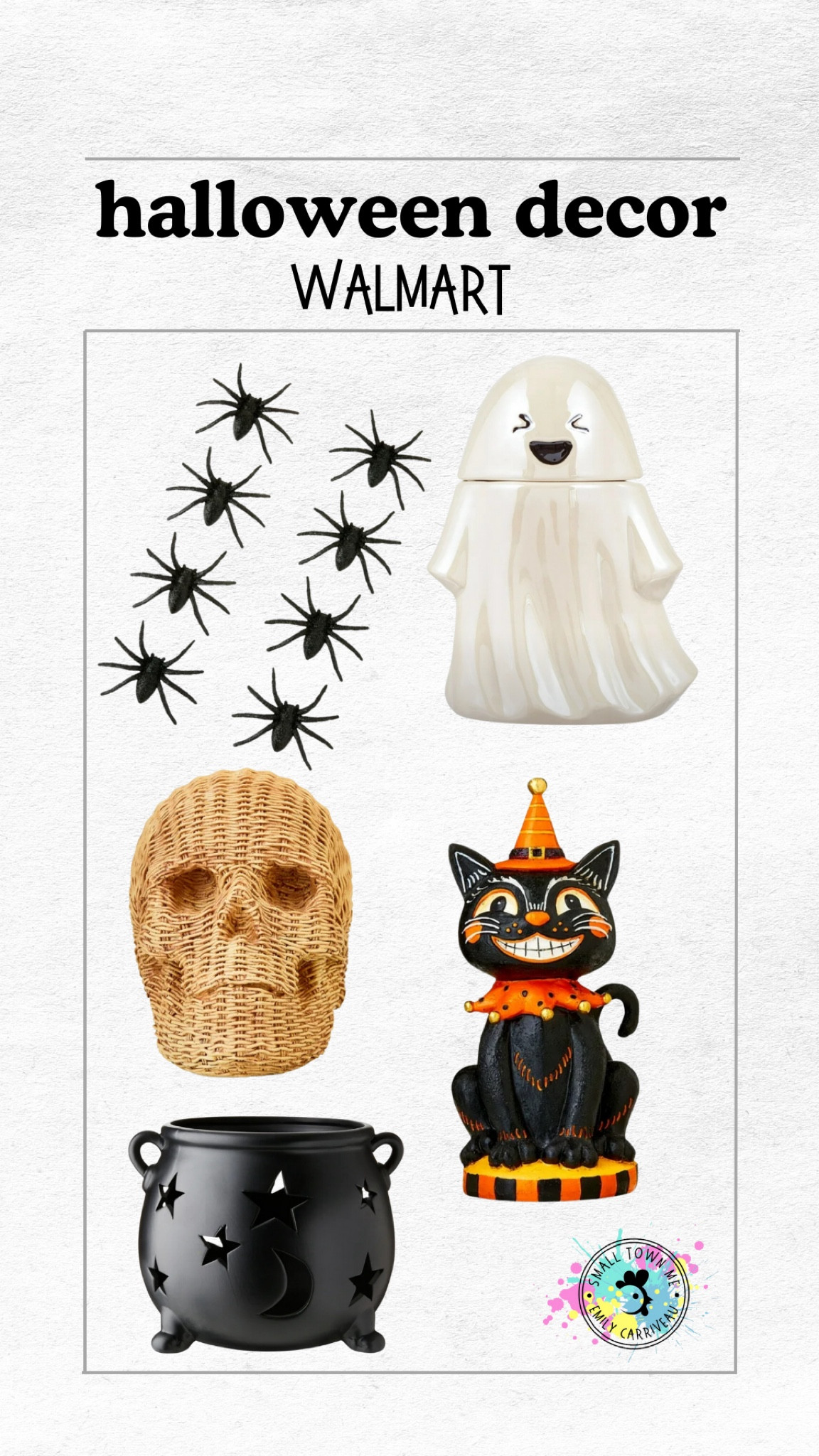 Found the cutest Halloween decor at Walmart! Stay tuned for how I decorate & use these darling pieces! The wicker skull & ghost jar are incredible! 

#LTKSeasonal #LTKFamily #LTKHome