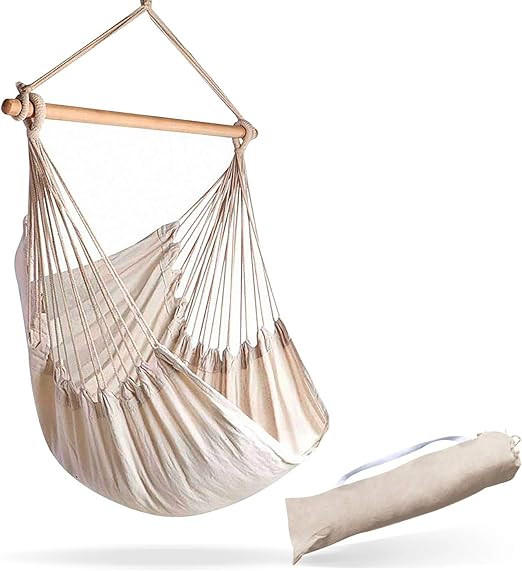 Hammock Sky Large Brazilian Hammock Chair Cotton Weave - Extra Long Bed - Hanging Chair for Yard,... | Amazon (US)