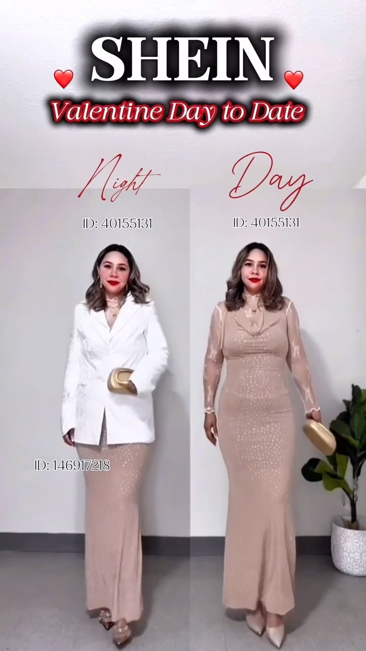 ✨ Valentine Day to Date ✨
Same outfit, different vibes 💕
I love how this look easily goes from daytime chic to a perfect date-night style.

💬 Tell me — would you wear this for DAY or NIGHT?
🔗 Tap the Bio link to shop your favorite version.
🛒 Go to SHEIN APP and search Product ID in the video！

#DayToNightLook #ValentineReady #daytonight
#valentinesoutfit #valentinesaesthetic DateNightLook @sheinofficial @shein_women 

https://shein.shop/vtgvnbe

#LTKTravel #LTKfitnessgoals #LTKWedding