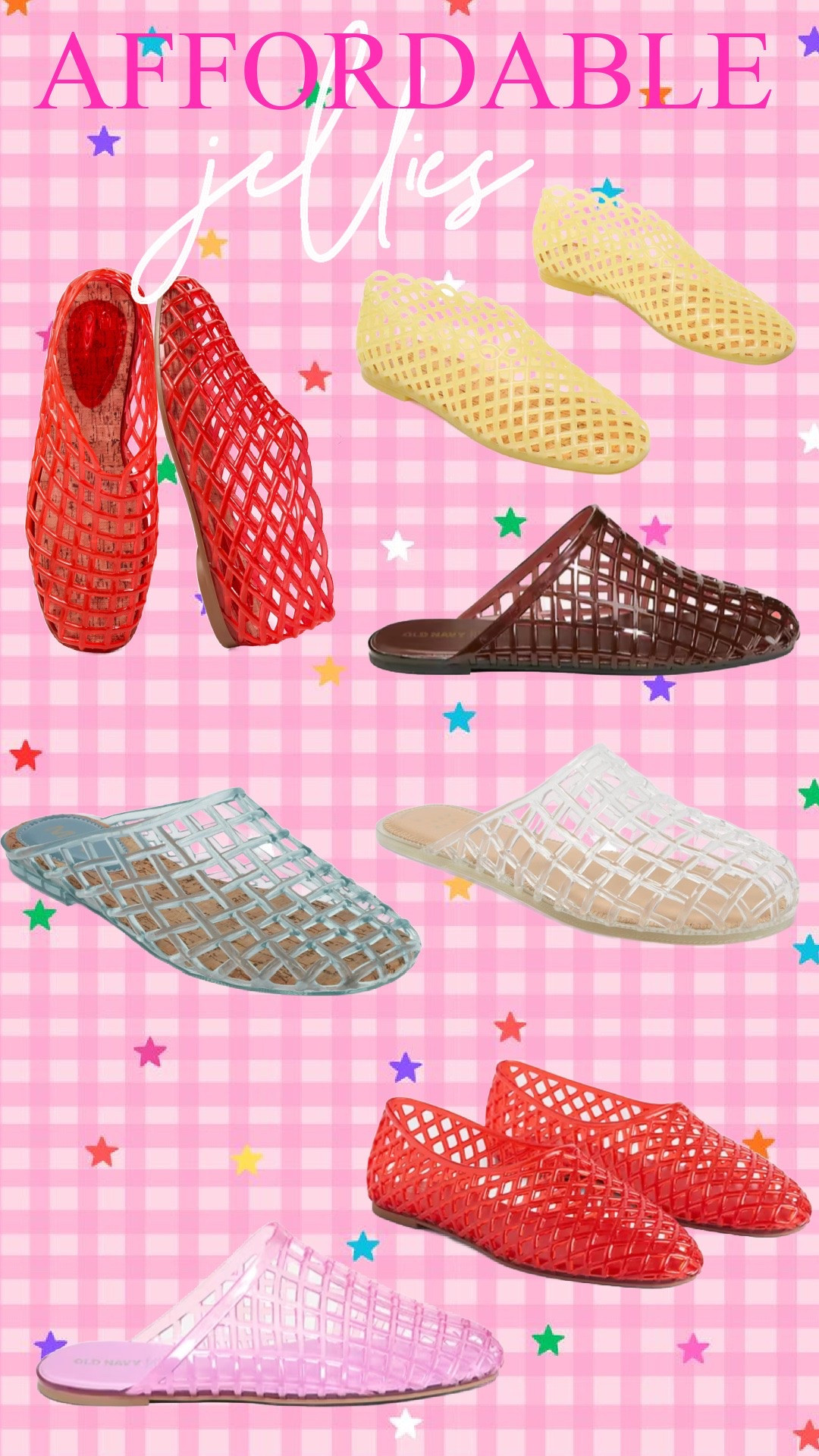 Affordable jelly sandals for women! Jellies all $50 and under! Major trend right now! ￼