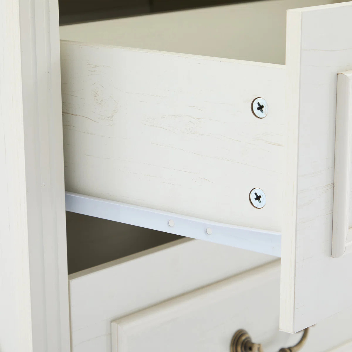 8-Drawer White Storage Cabinet with Glass Top & Motion-Activated Light for Bedroom and Walk-In Cl... | Wayfair North America