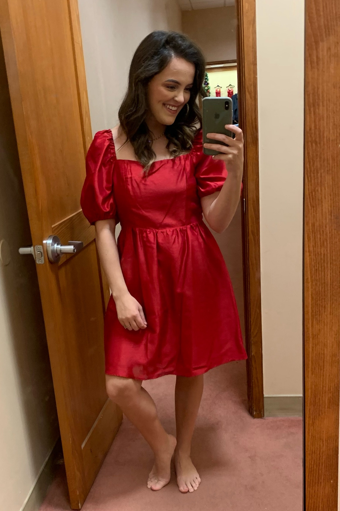 The cutest staple red dress for the holidays! The square neck and puff sleeves and are so classic! I’m in a medium here! ❤️

#LTKGiftGuide #LTKHolidaySale #LTKHoliday