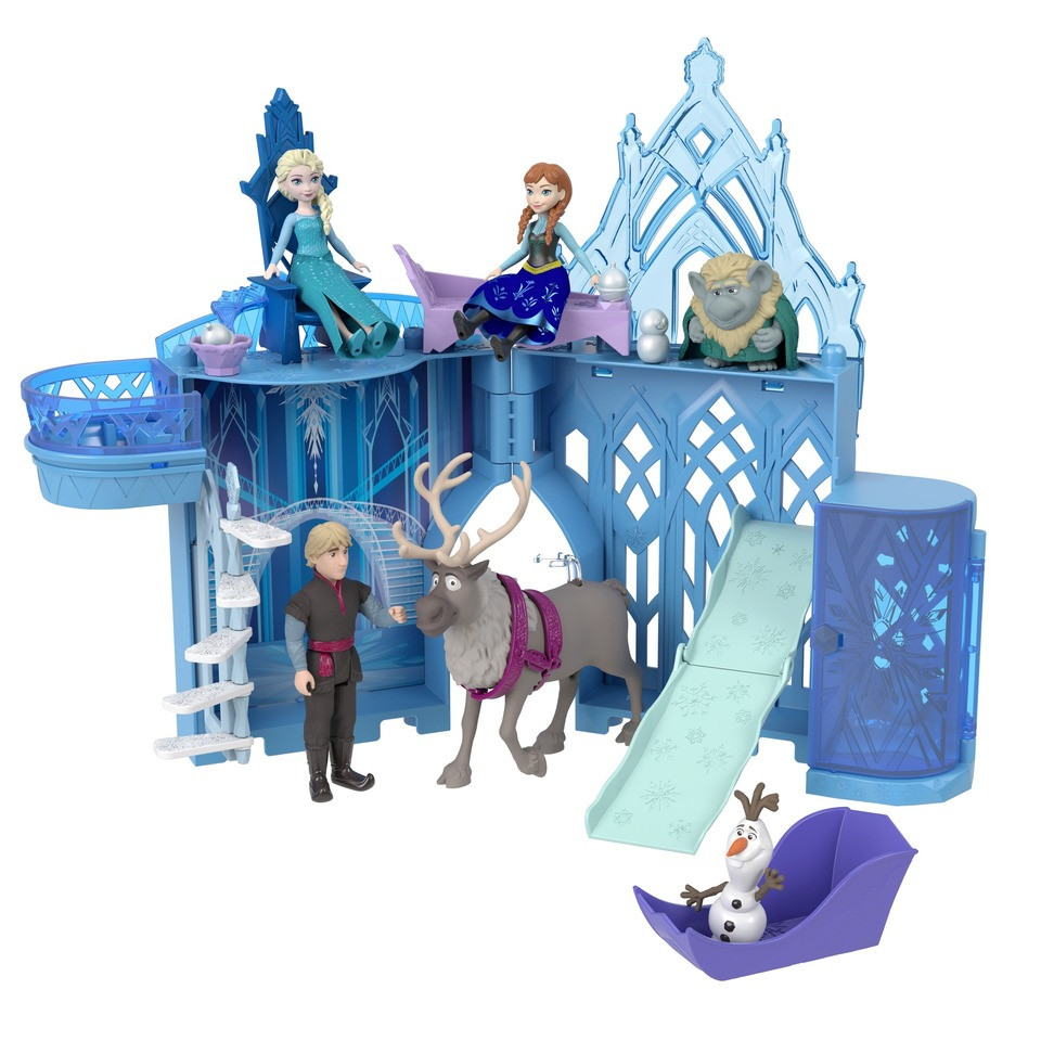 Disney Frozen Elsa’s Ice Palace Storytime Stacking Castle Playset with Small Doll & 8 Pieces - ... | Walmart (US)