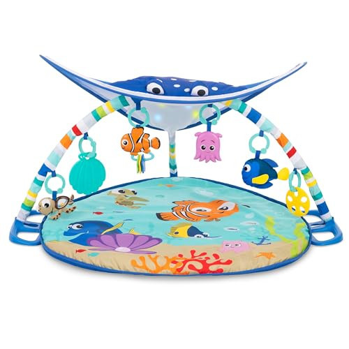 Bright Starts Disney Baby Finding Nemo Mr. Ray Ocean Lights & Music Gym, Ages Newborn + | Amazon (US)