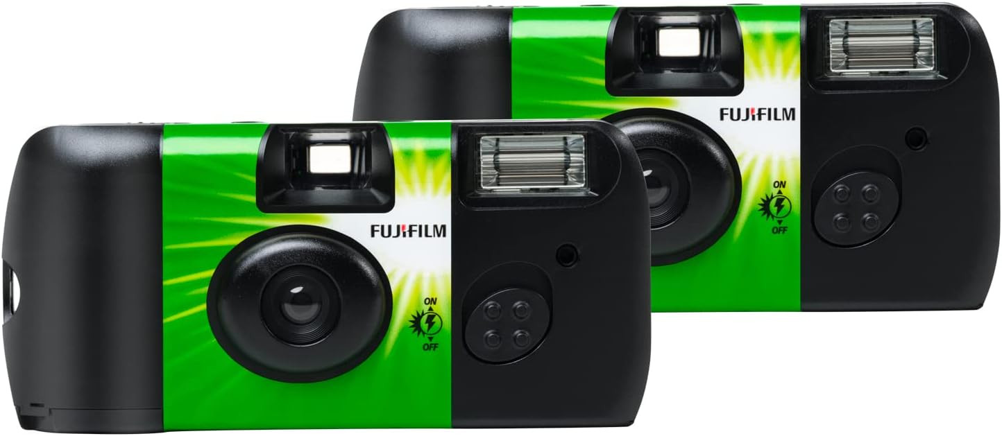 Fujifilm QuickSnap Flash 400 One-Time-Use Camera - 2 Pack | Amazon (US)