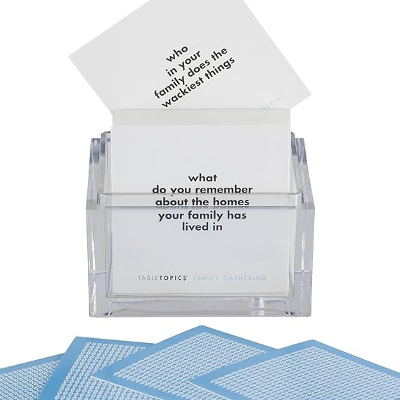 TableTopics Family Gathering - 135 Conversation Starter Question Cards for Family Parties & Reuni... | Amazon (US)