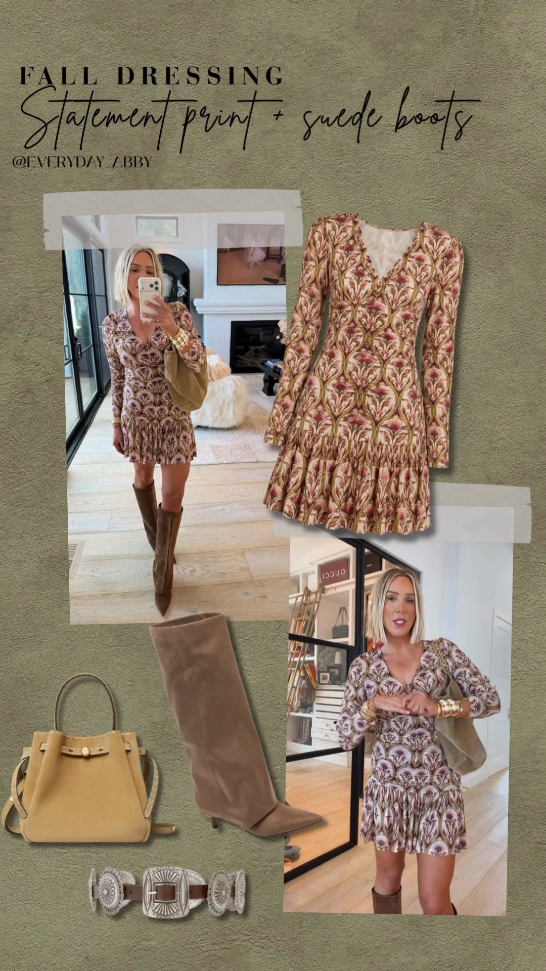 This dress for fall family photos? Perfect 🤌 wearing a size medium 💫

#LTKSeasonal #LTKmomlife #LTKootd
