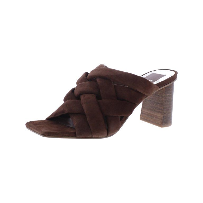 Dolce Vita Womens Poira Suede Slip On Heels Brown 9 Medium (B,M) | Walmart (US)