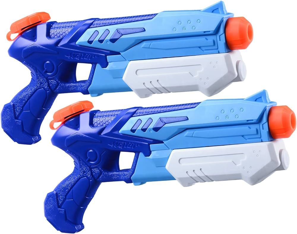 HITOP Water Guns for Kids, 2 Pack Super Squirt Guns Water Soaker Blaster 300CC Toys Gifts for Boy... | Amazon (US)