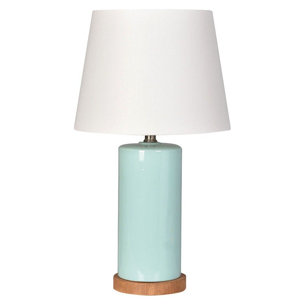 Column Table Lamp Aqua (Includes CFL bulb) - Pillowfort | Target