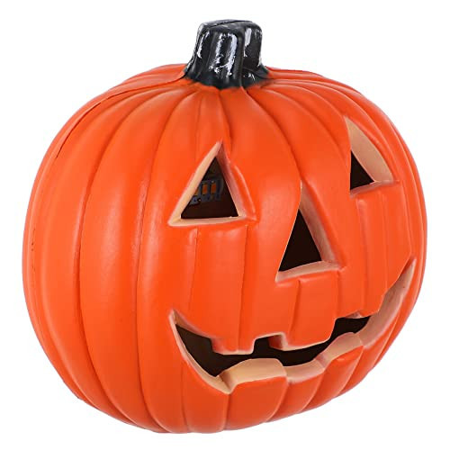 DOITOOL Halloween Pumpkin Lantern, Jack-O-Lanterns Light Up Pumpkin Figurine Halloween Pumpkin Decorations Party Favor for Haunted House Holiday Party Halloween Home Decor | Amazon (US)
