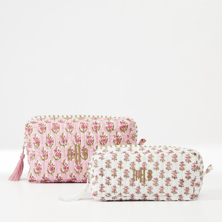 Block Print Travel Pouch Set | Mark and Graham