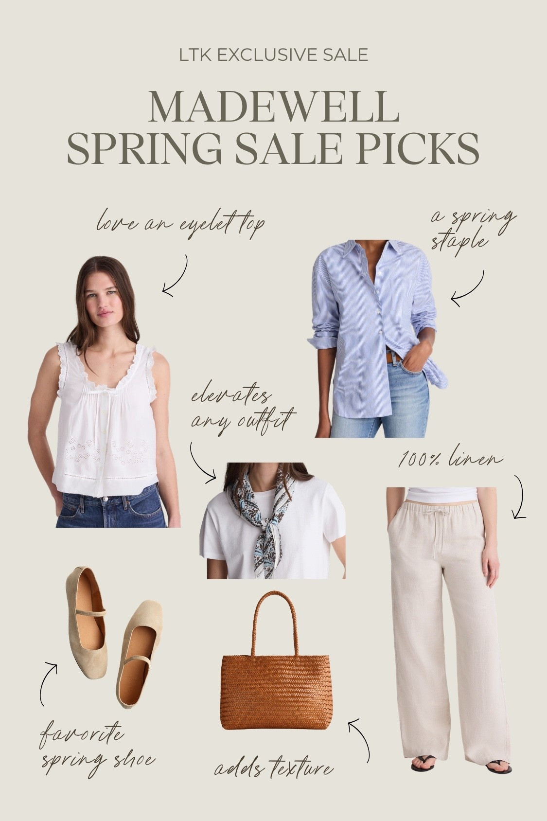 Get 20% off only through the LTK app today through 5/18! 🫶 Just copy the code when you click a product below, and paste at checkout! 

great time to build up your spring wardrobe!

#LTKxMadewell