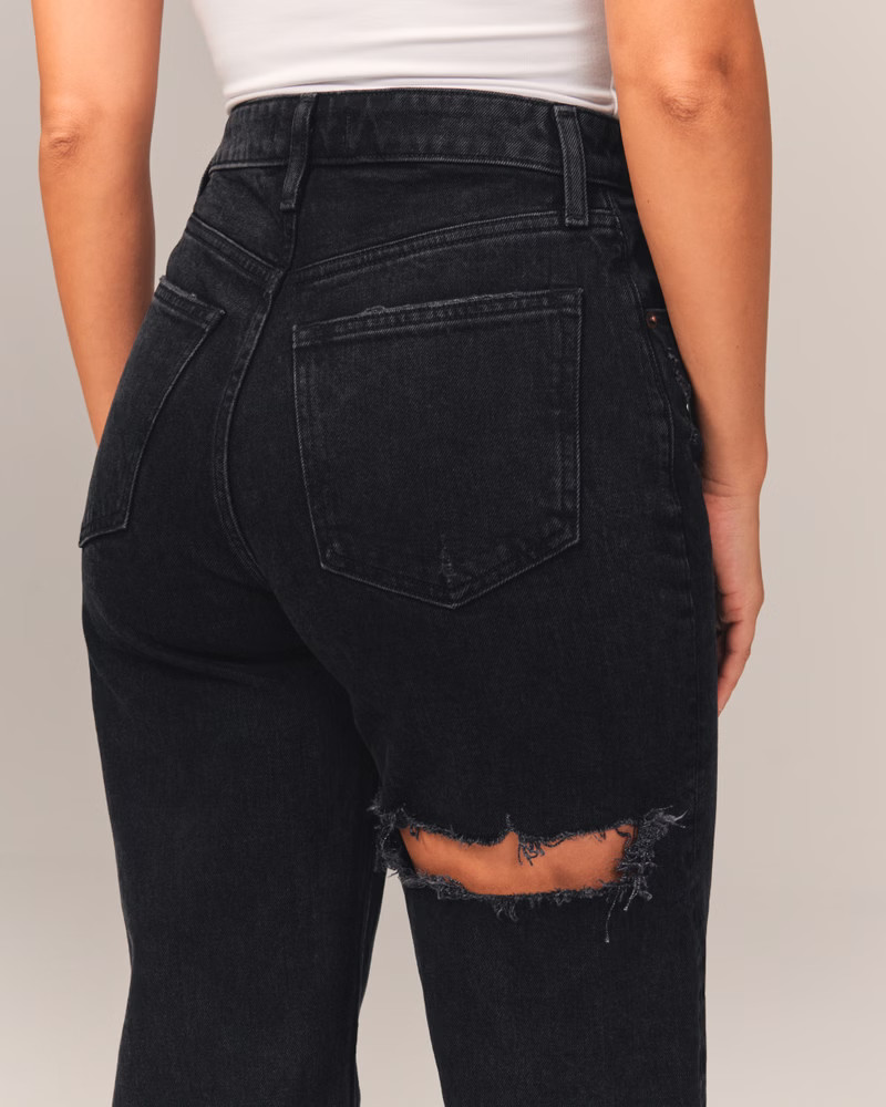 Curve Love High Rise 90s Relaxed Jean | Abercrombie & Fitch (US)