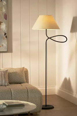 Alameda Forged Iron Floor Lamp | Anthropologie (US)