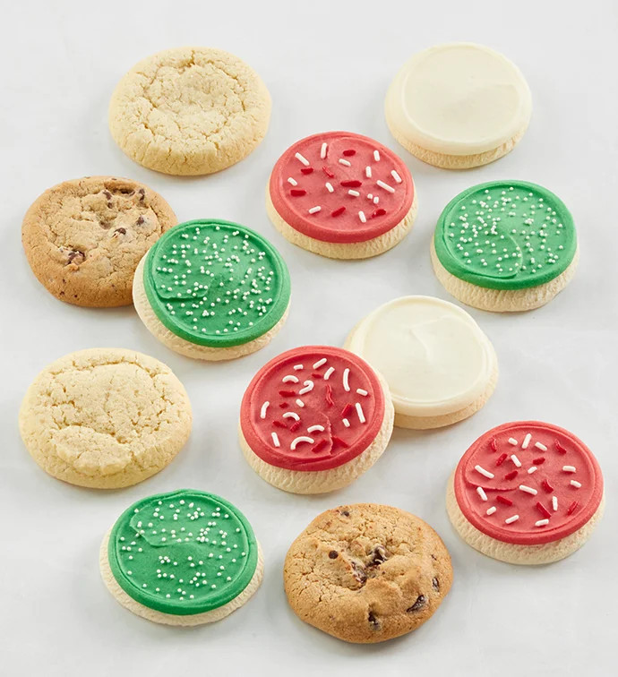 Classic Holiday Cookies - 12 Count, Christmas Gifts by Cheryl's Cookies | Cheryl's