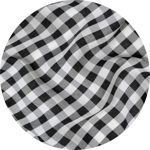Tecido Oxford Xadrez Preto Branco Tipo Italiano 1,5mx1m Várias Cores (Preto-01) | Amazon (BR)